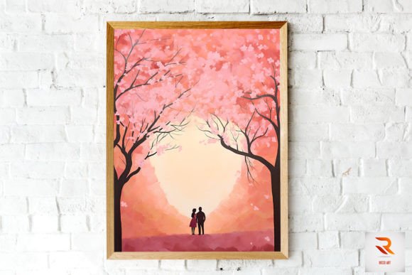 Download Nice Silhouette Couple Valentine Art - Premium Resources